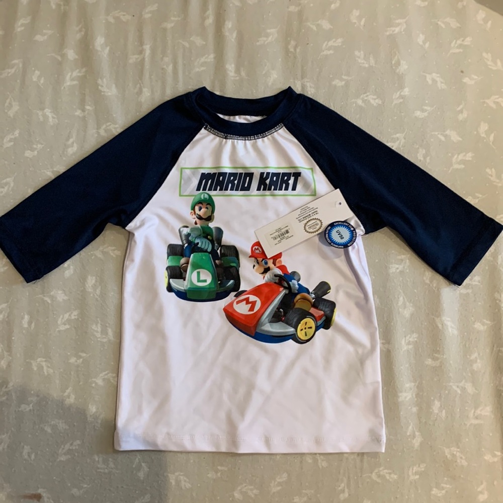 NWT Rash guard Mario Kart